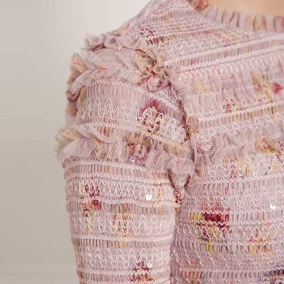 NWT ⭐️ Needle & Thread! ⭐️ Petal Pink Dress - Picture 3 of 12